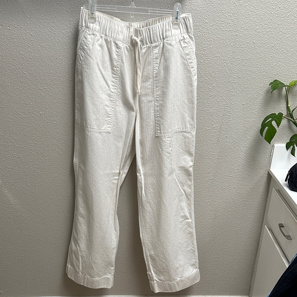 Buck Mason Off-White Straight Leg Pants